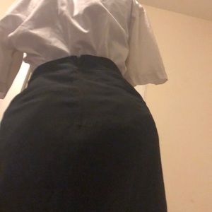 Monroe and Main Black Pencil Skirt